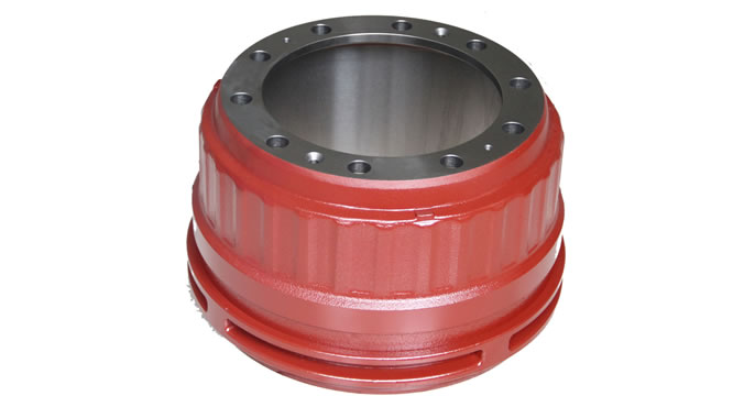 Steel band brake drum