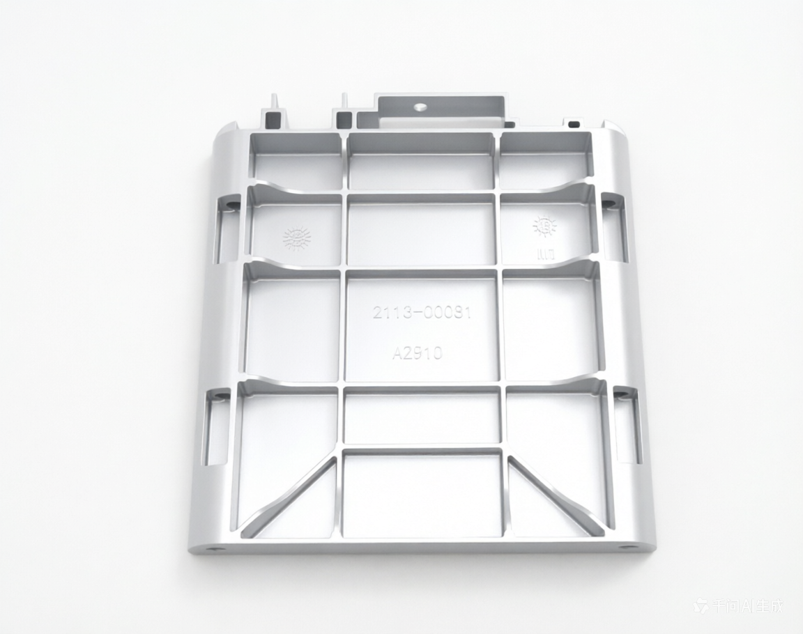 Magnesium alloy battery module end plate